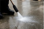 Commercial pressure washing